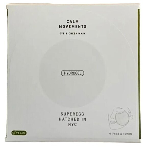 Superegg Calm Movements Eye and Cheek Mask 5 Pairs Hydrogel Patches - Picture 1 of 2